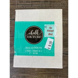 chalk couture silk screen transfers stencil wood egg cutouts easter bunny spring